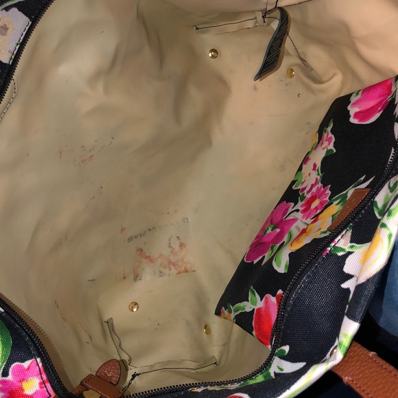 Ralph Lauren floral small tote purse - Picture 2 of 3